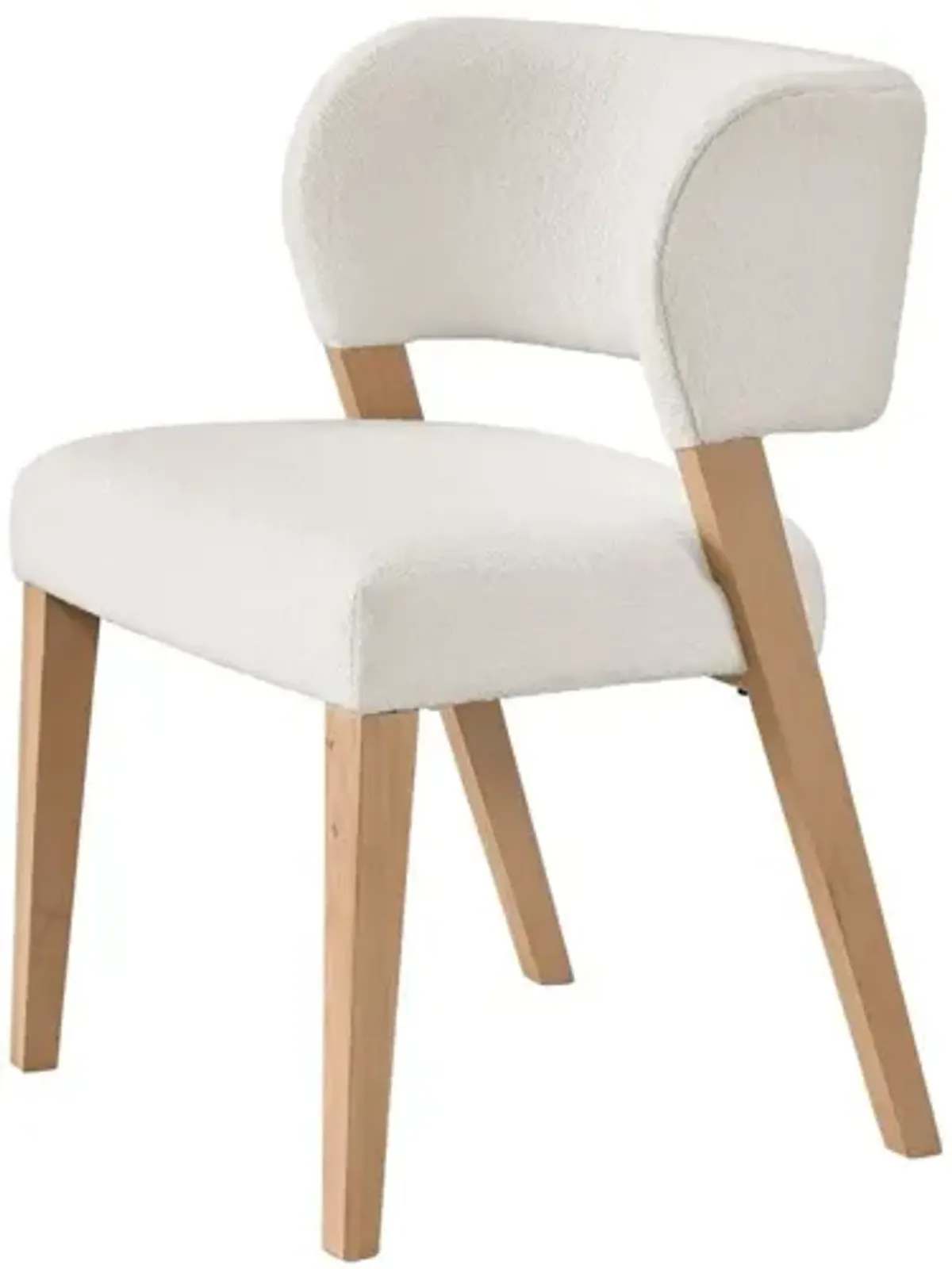 Universal Nomad Canberra Ivory/Tech Oak Prier Side Chair