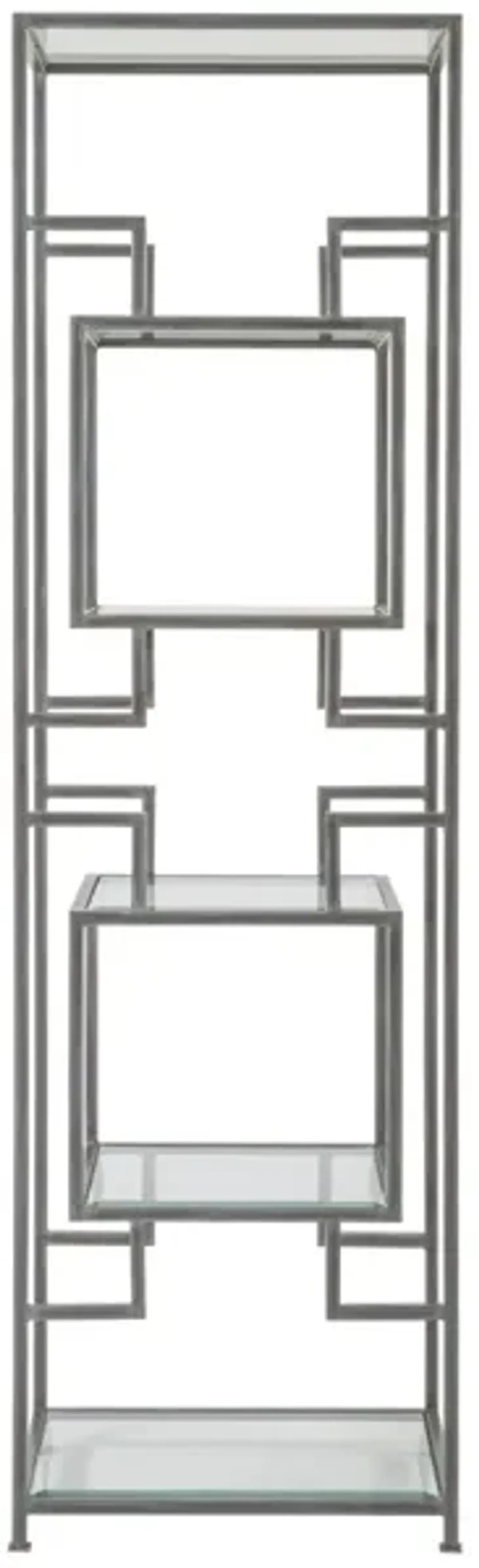 Artistica Home by Lexington Metal Designs Iron Gray Metal Slim Suspension Bookcase