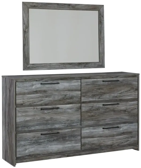 Ashley Baystorm Gray Dresser & Mirror