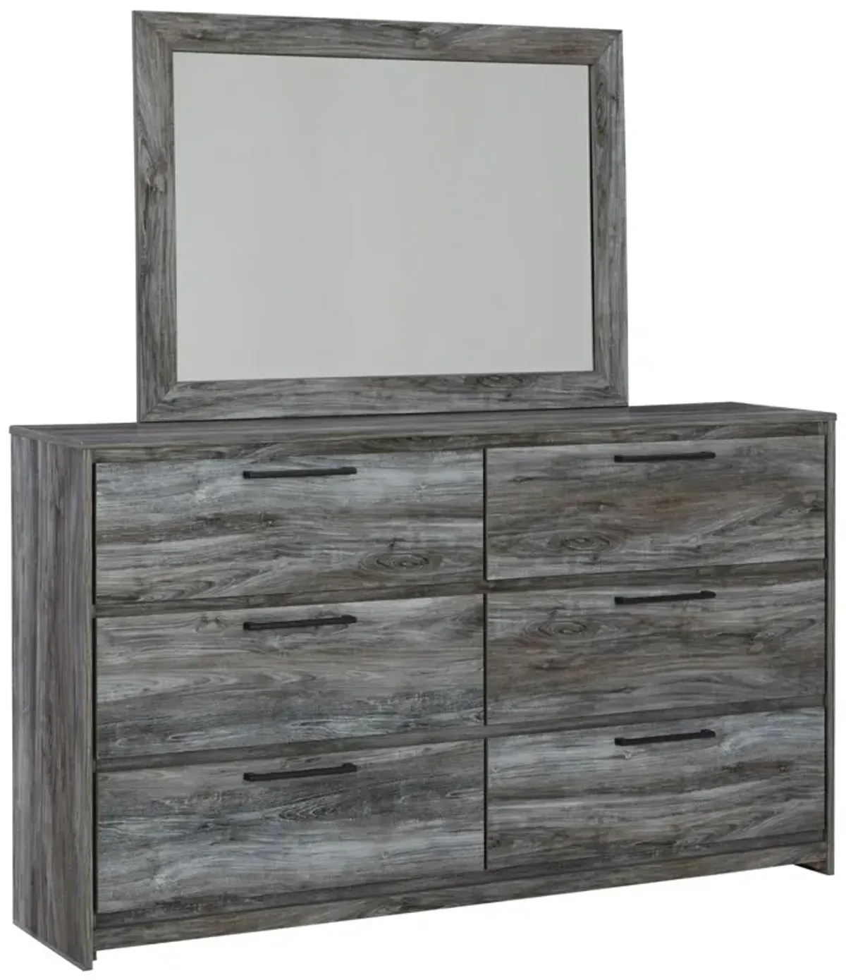 Baystorm Gray Dresser & Mirror