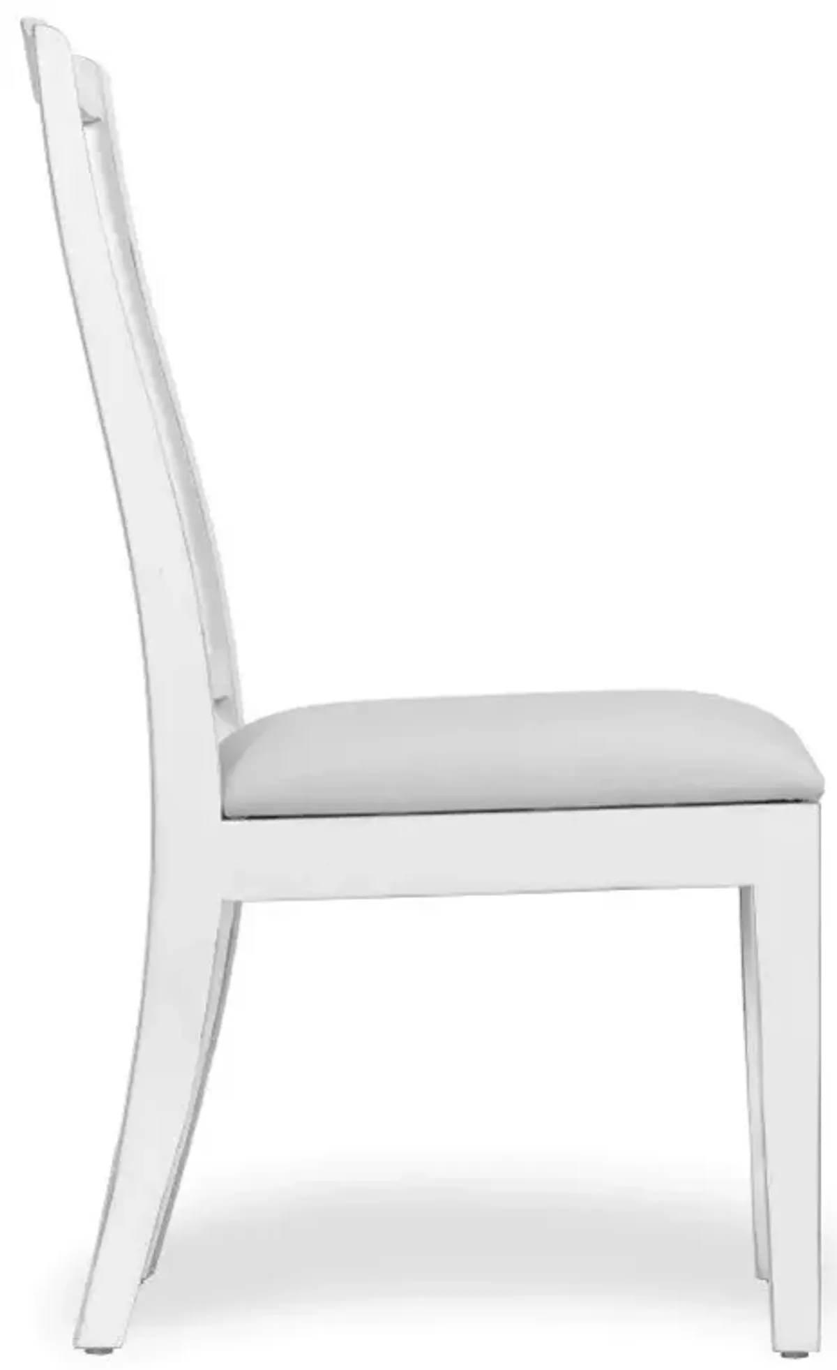 Seawinds Islamorada Shutter Back Dining Chair Blanc Finish