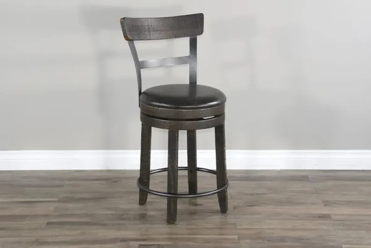 Sunny Designs Homestead Luxurious Tobacco Leaf Barstool