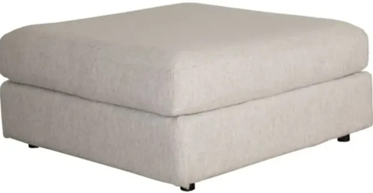 Fusion Durango Pewter Ottoman