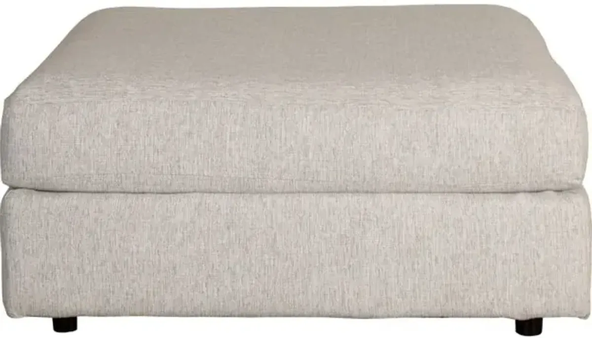 Fusion Durango Pewter Ottoman