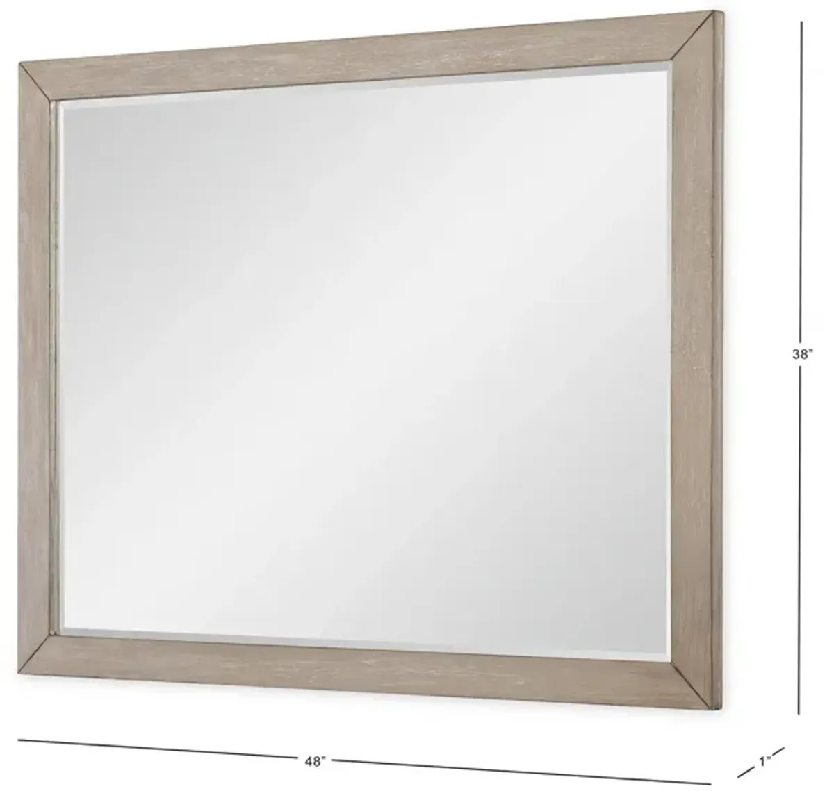 Legacy Classic Mirror Light Oak Finish Westwood Light