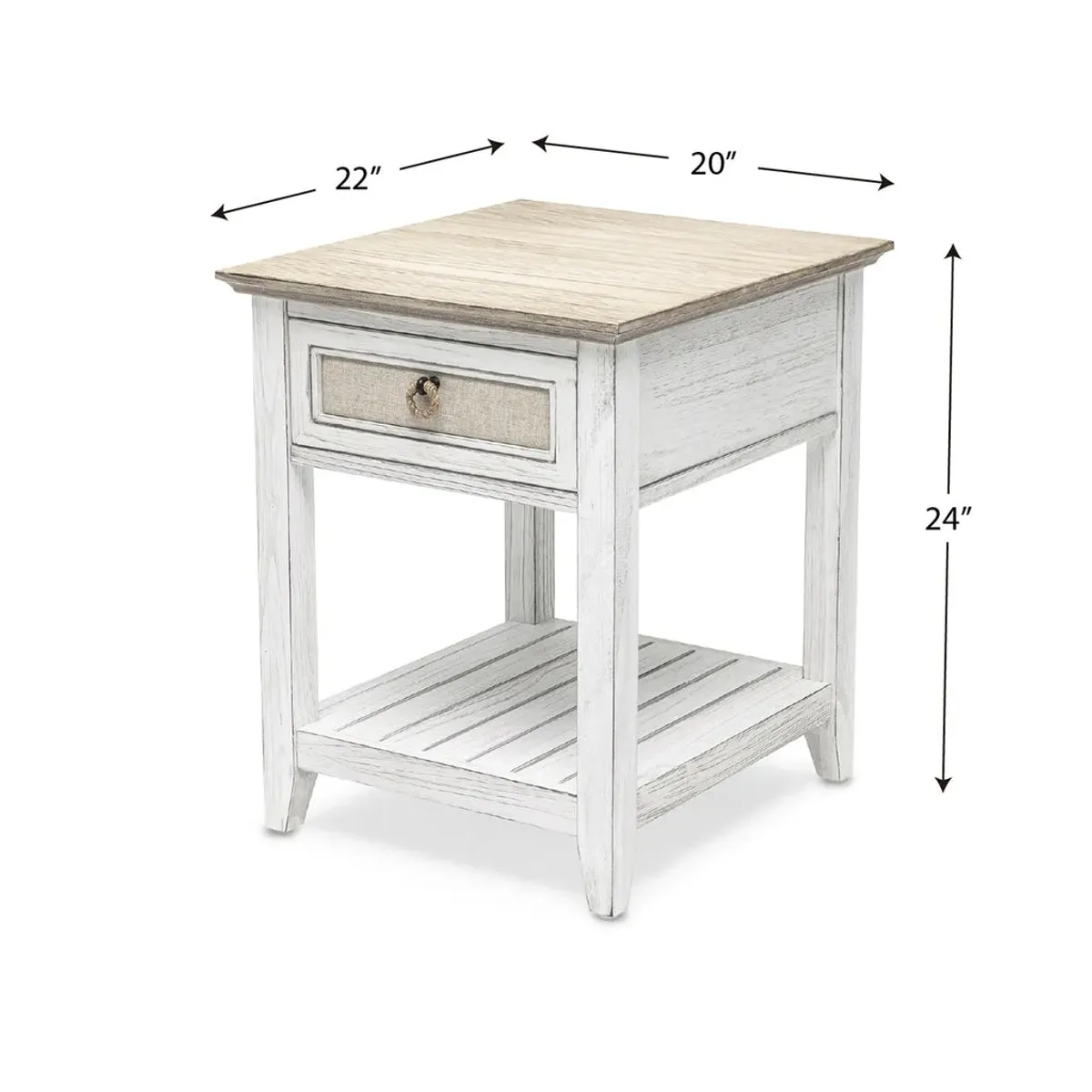 Seawinds Captiva Island End Table Beach Sand Finish