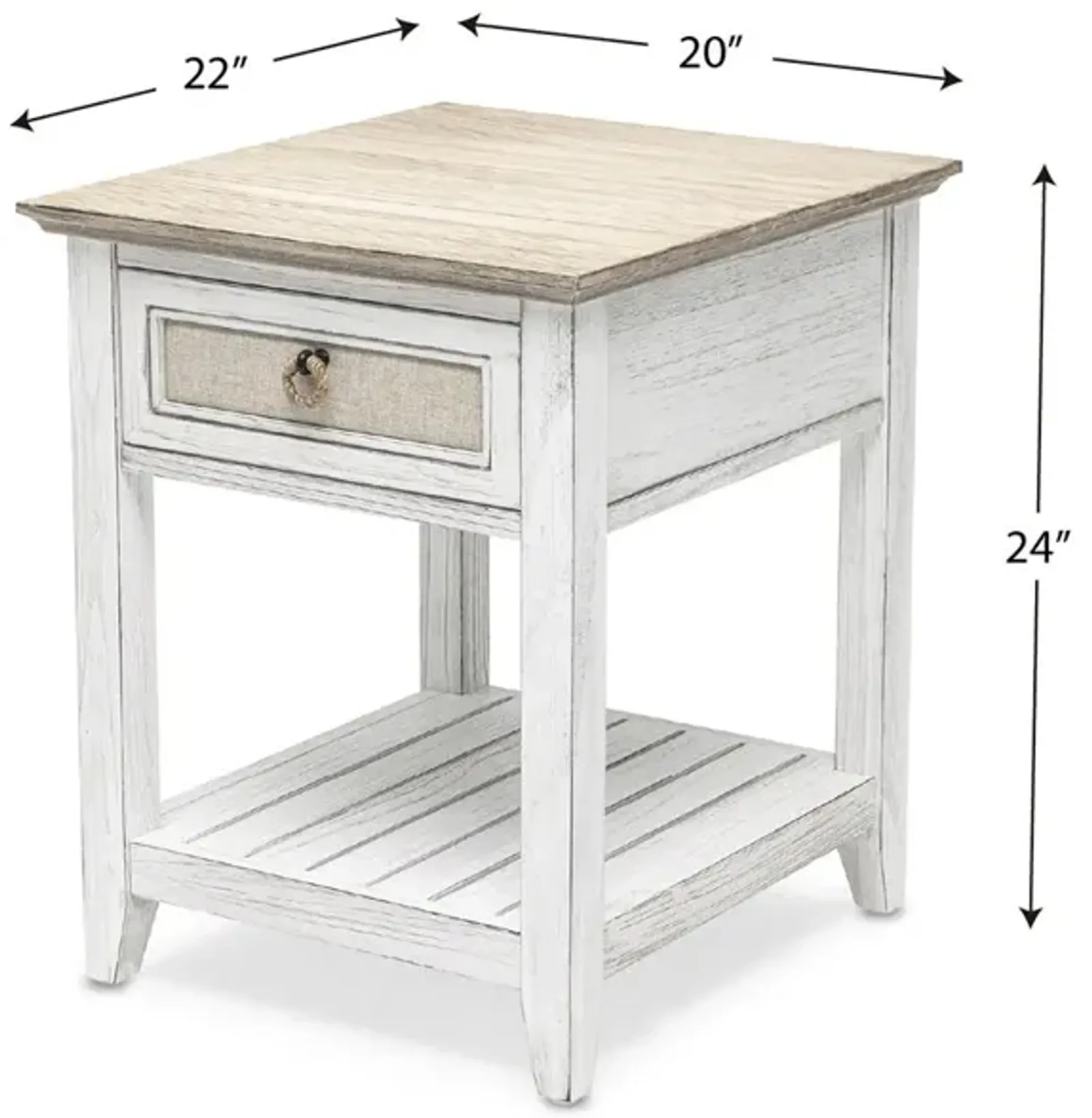 Seawinds Captiva Island End Table Beach Sand Finish