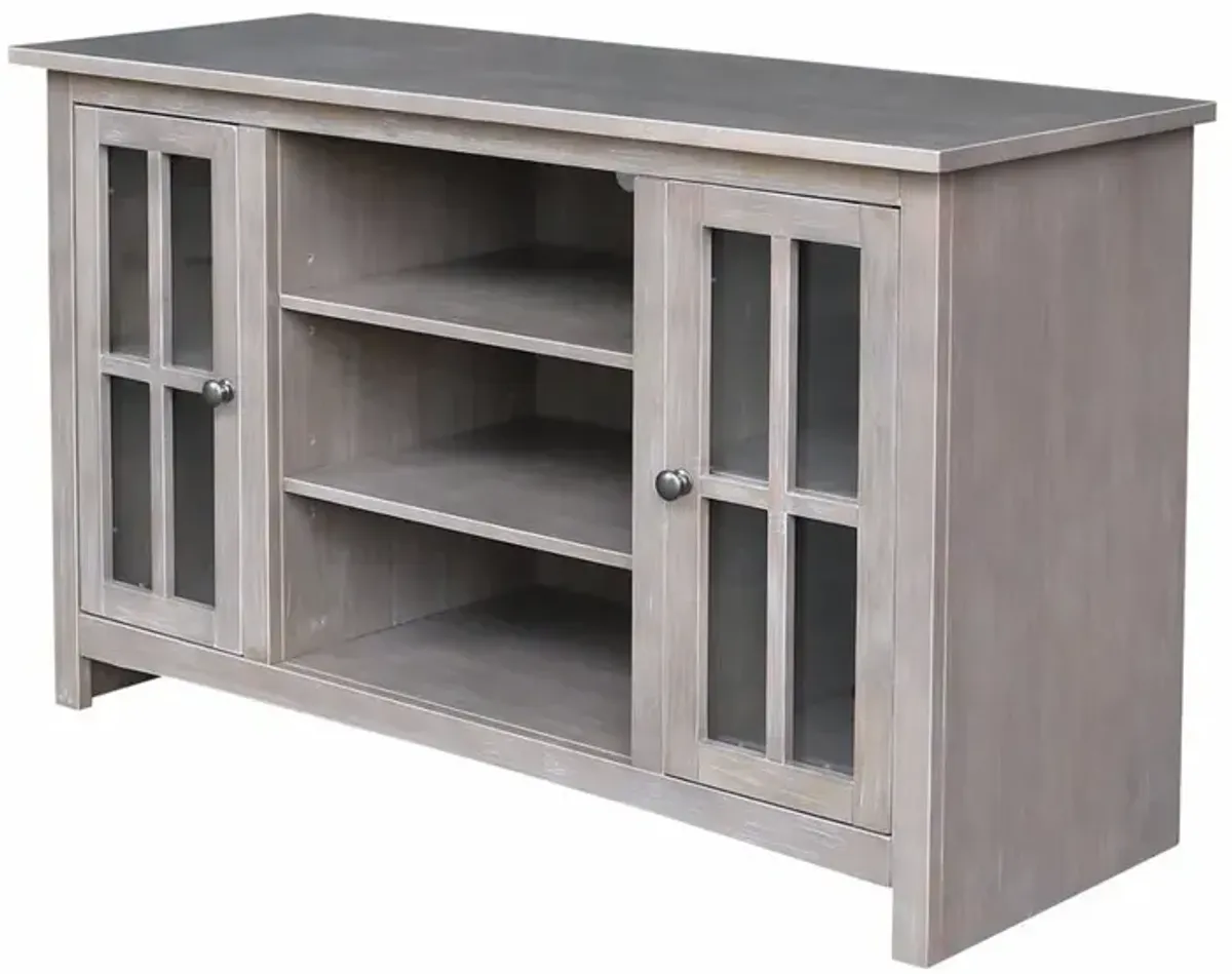 John Thomas 48 Inch TV Stand in Taupe Gray