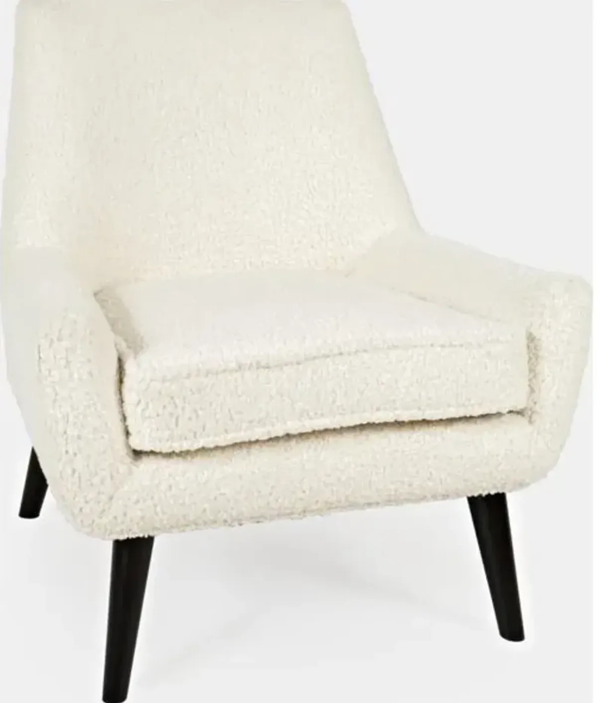 Jofran Ewing Accent Armless Chair Cream