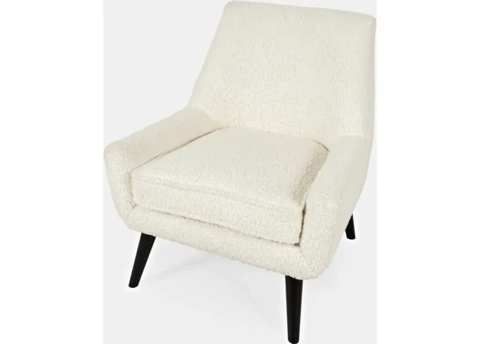 Jofran Ewing Accent Armless Chair Cream