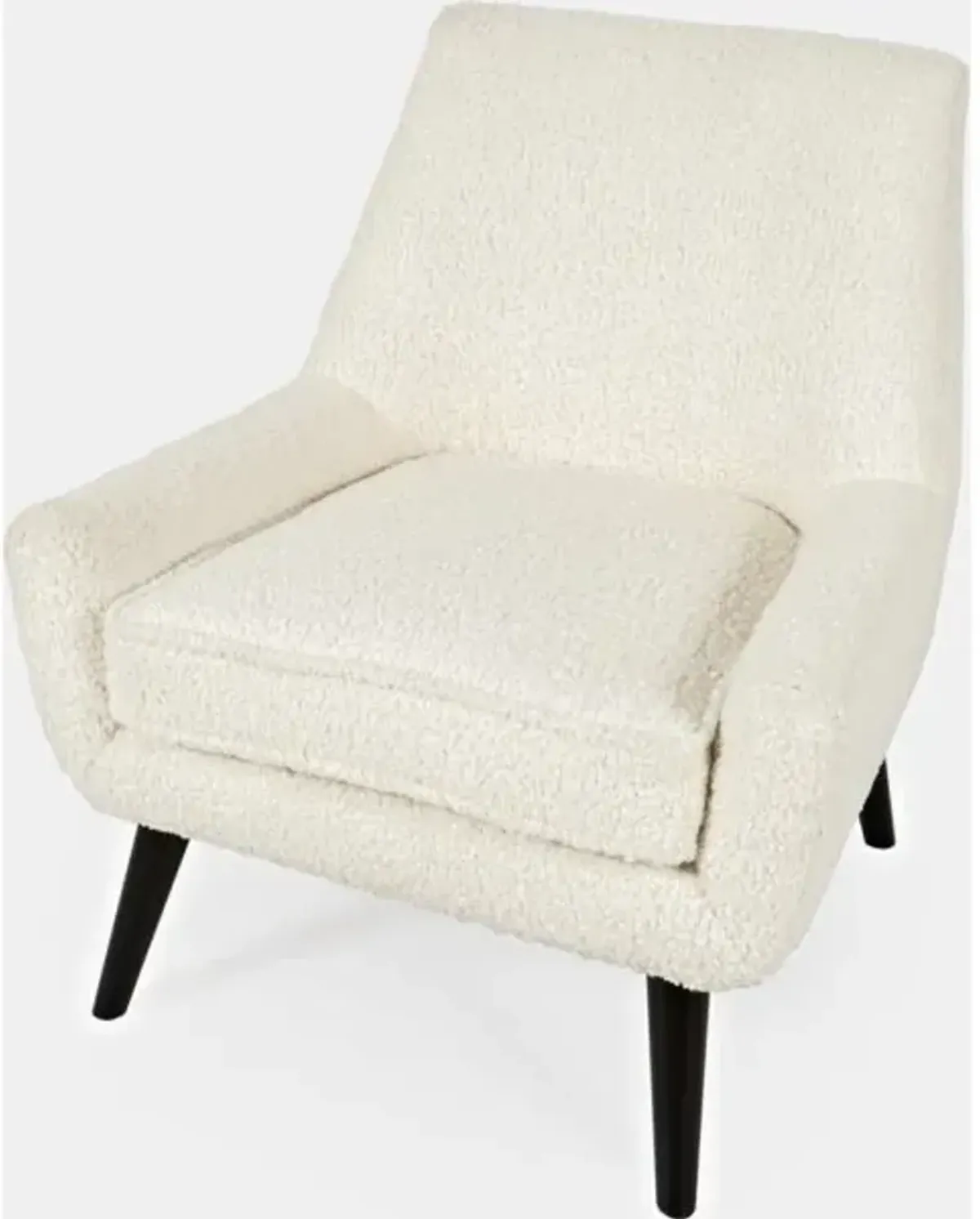 Jofran Ewing Accent Armless Chair Cream