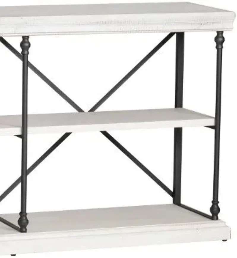 HANOVER GRAY/WHITE CONSOLE TABLE