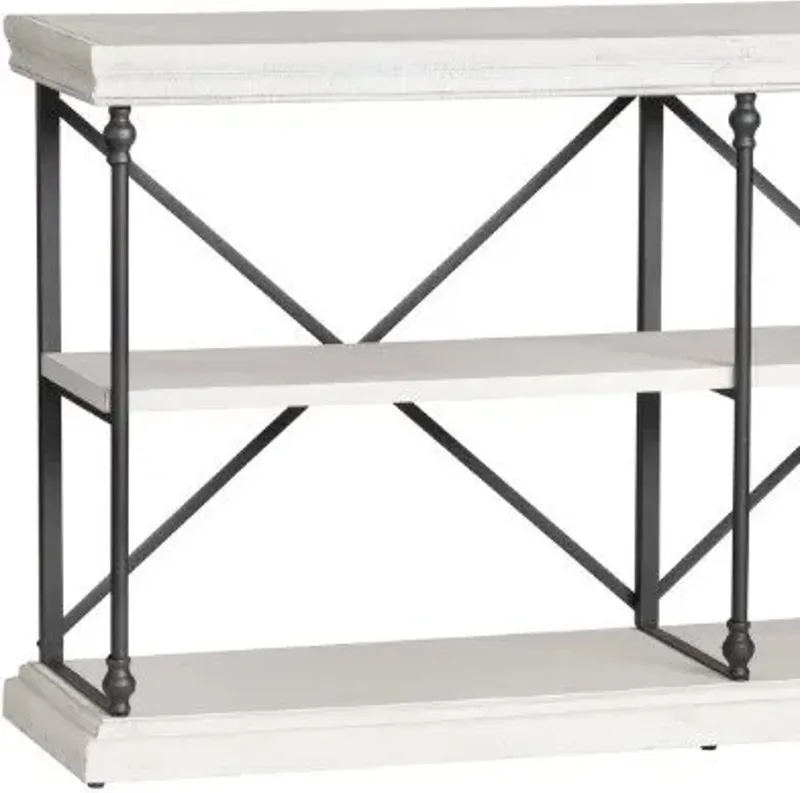 HANOVER GRAY/WHITE CONSOLE TABLE