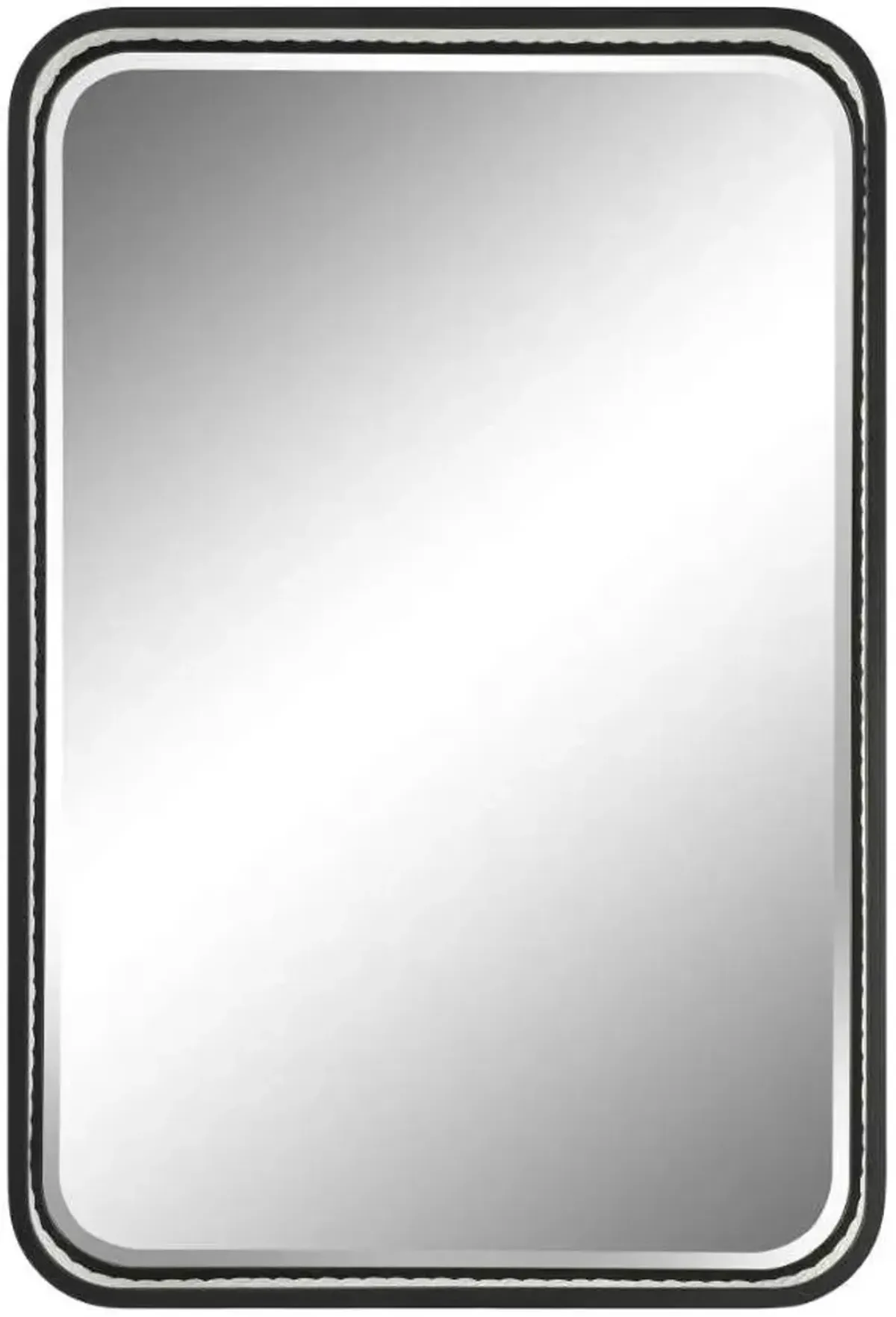 Uttermost Santa Cruz Black/White Mirror