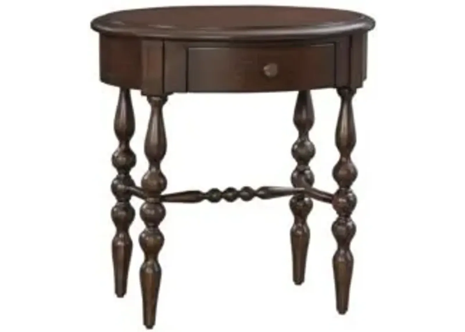 American Woodcrafters Rodanthe Accent Table in Cherry Brunette