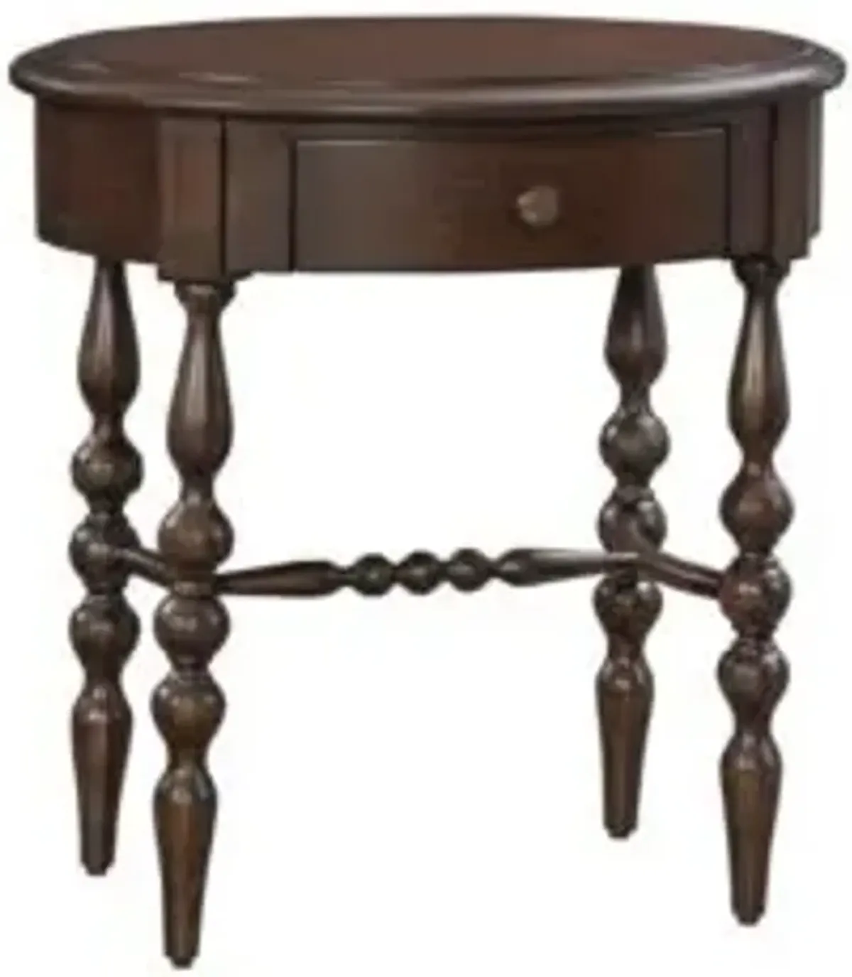 American Woodcrafters Rodanthe Accent Table in Cherry Brunette