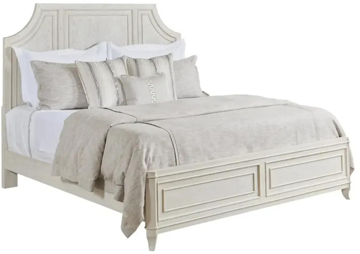 American Drew Harmony Eggshell Queen Angeline Panel Headboard