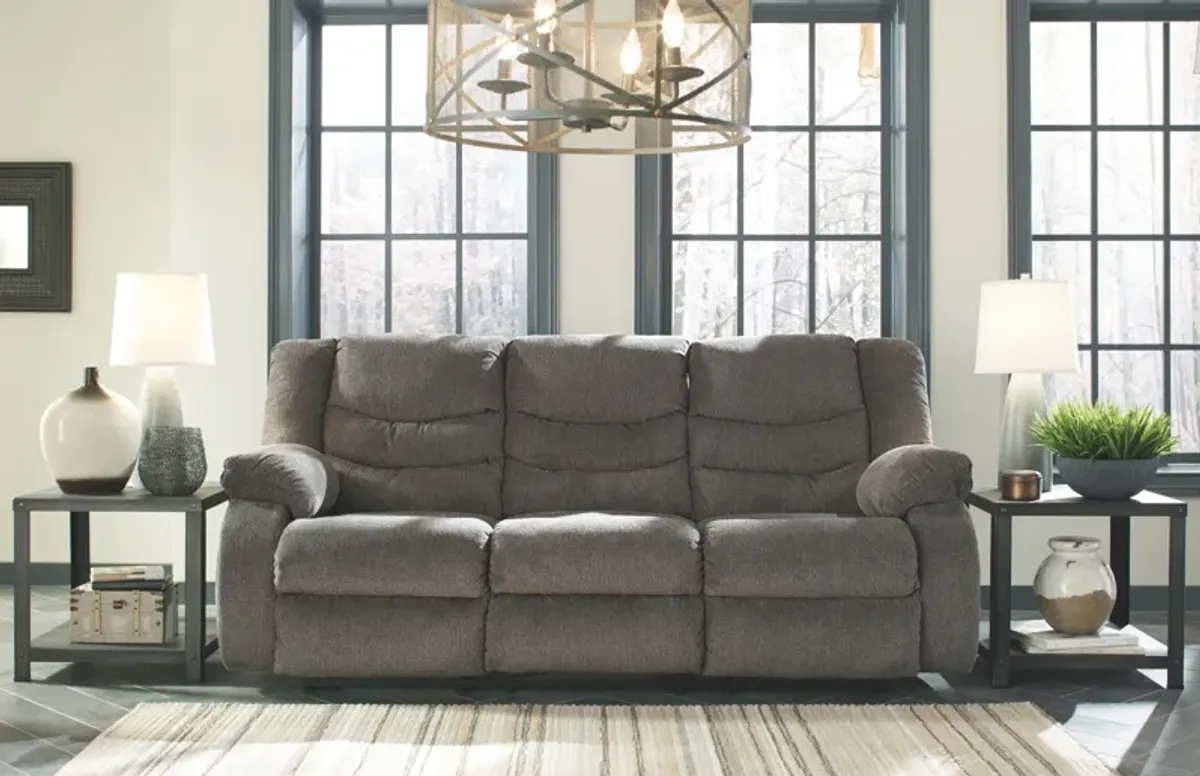 Ashley Tulen Gray Reclining Sofa