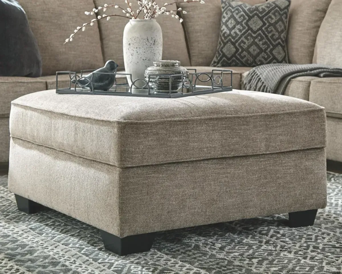 Ashley Bovarian Stone Storage Ottoman