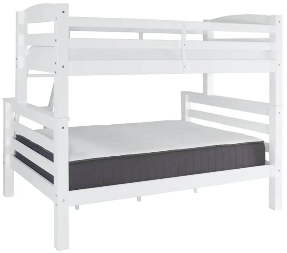 Powell Levi Twin Full Bunk White