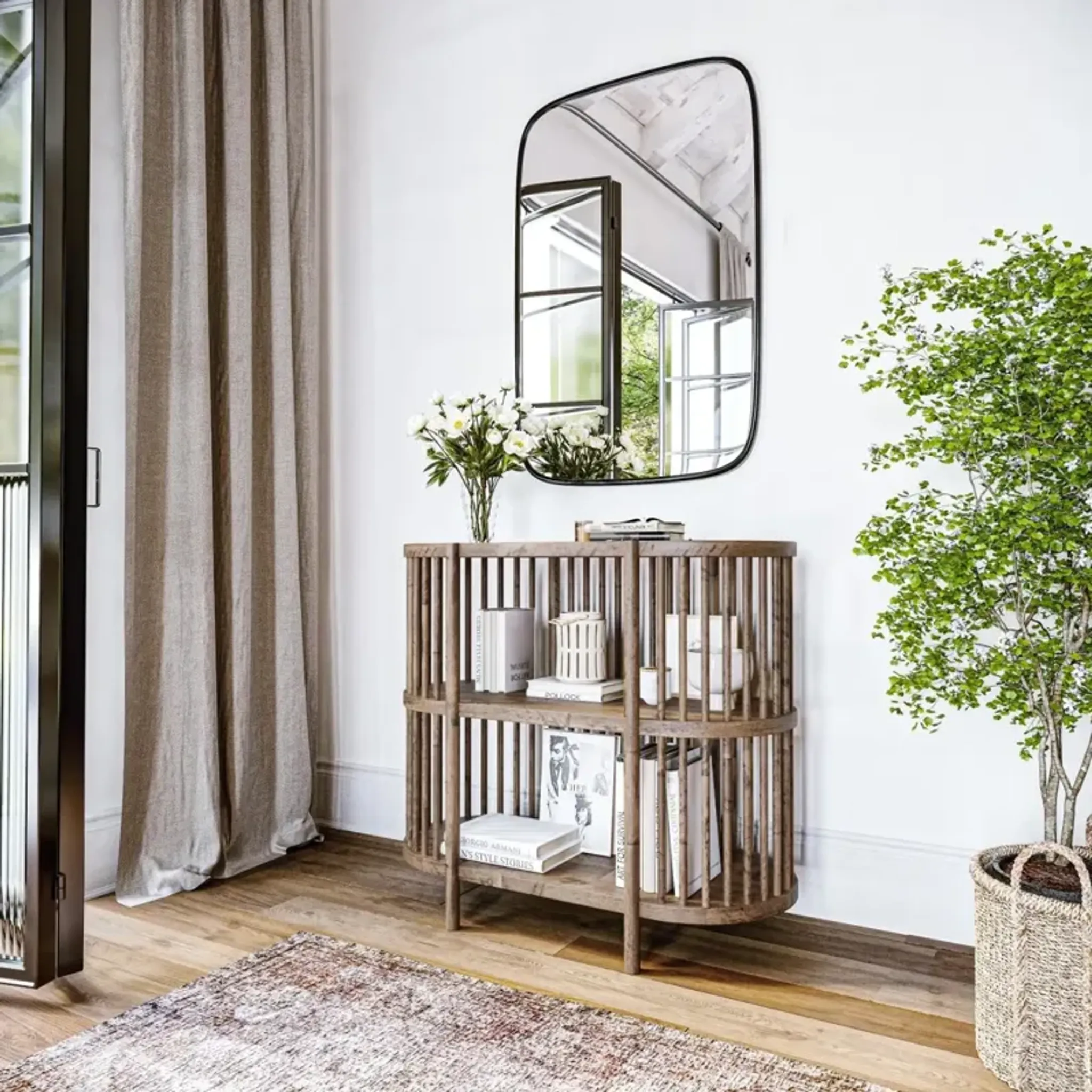 Rhapsody Chestnut 36 Inch Console Accent Table Hudsons Furniture ...