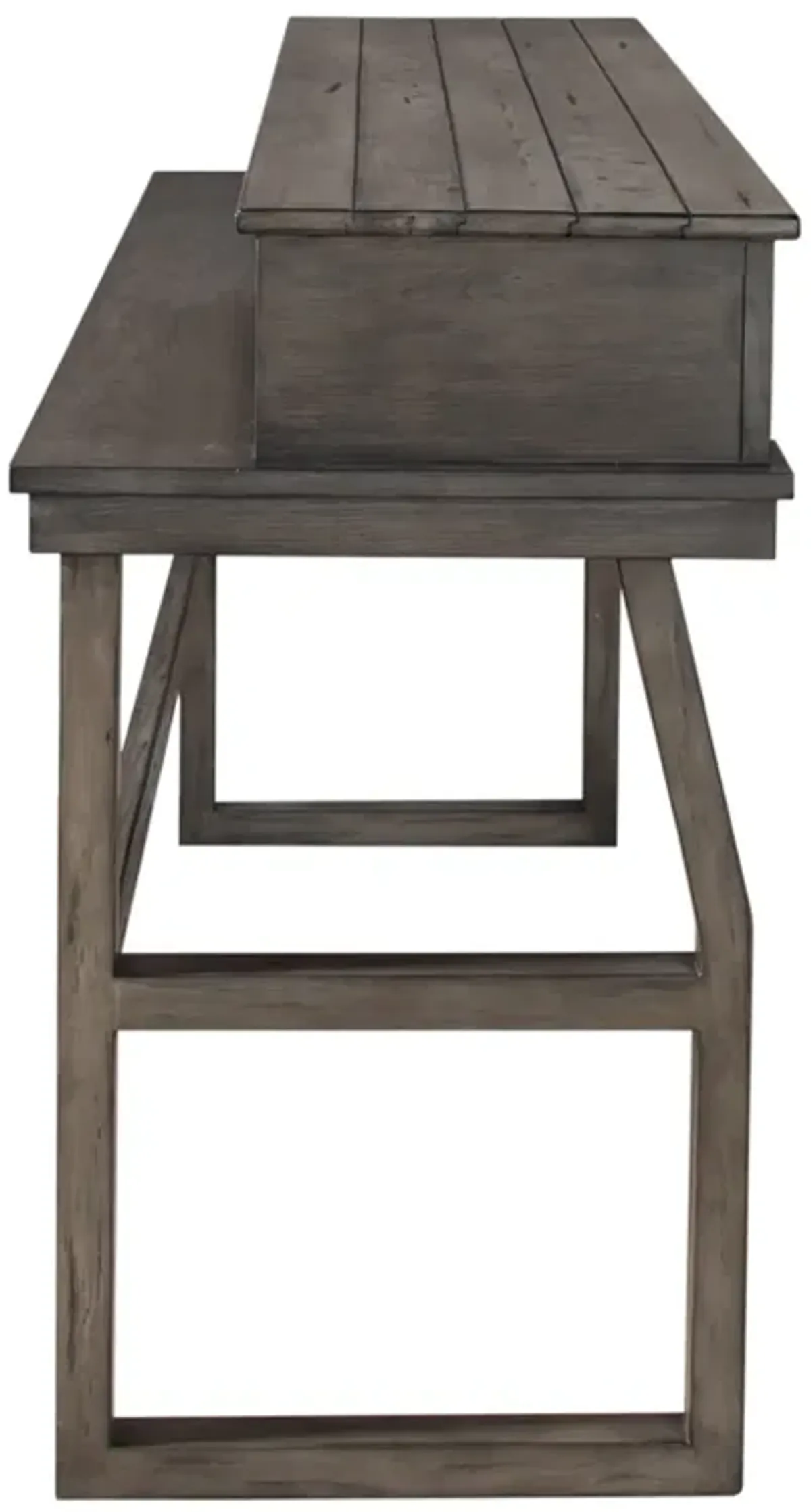 Liberty Furniture Hayden Way Gray Wash Console Bar Table