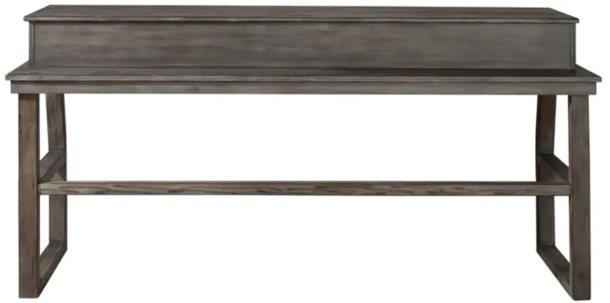 Liberty Furniture Hayden Way Gray Wash Console Bar Table
