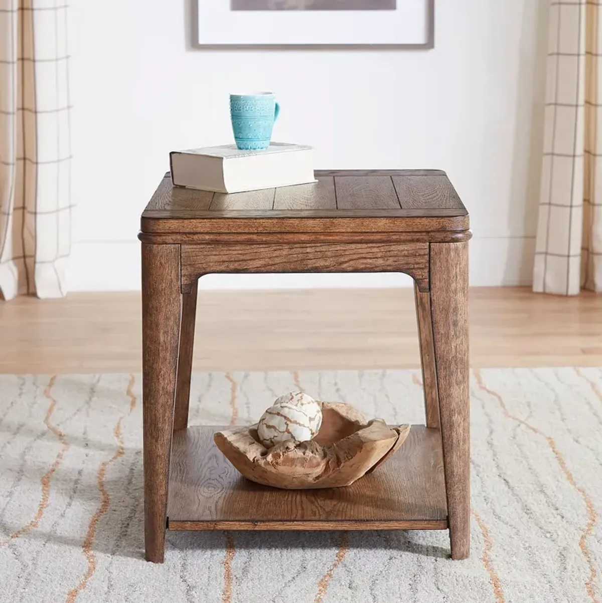 Liberty Furniture Ashford Sienna Rectangular End Table