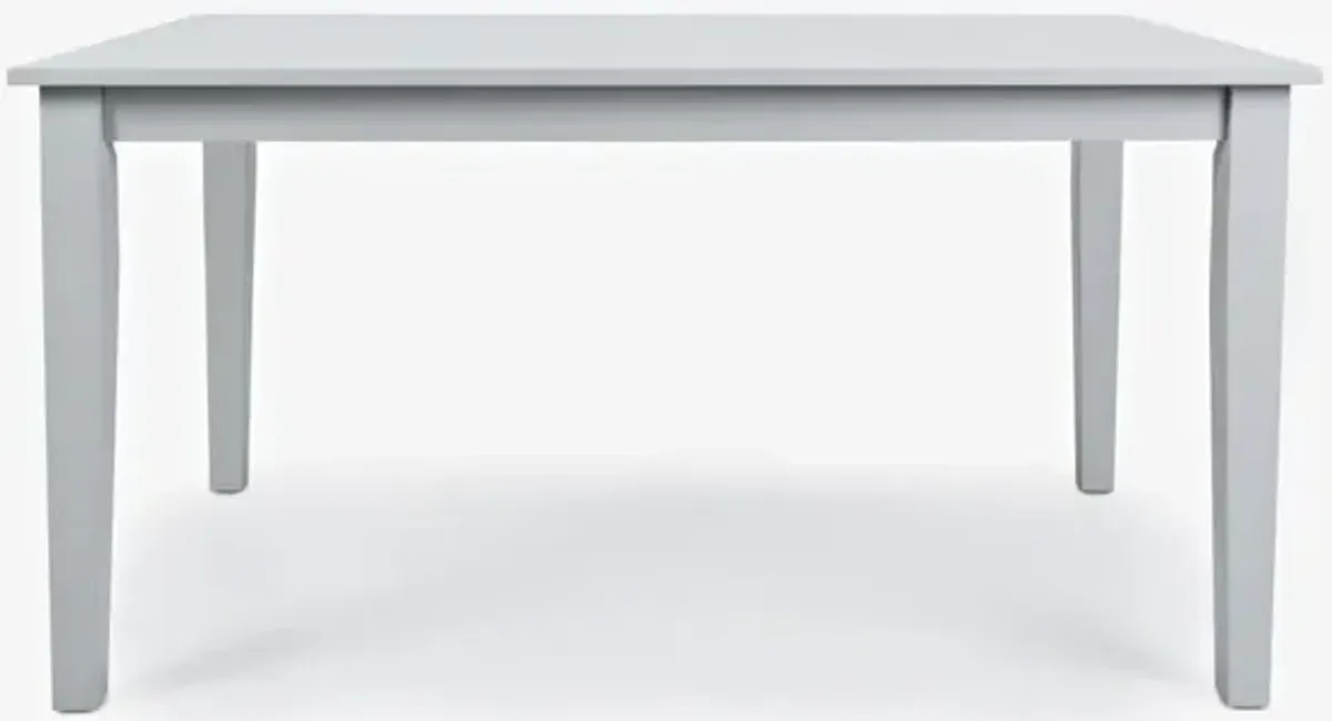 Jofran Simplicity Rectangle Dining Table Dove