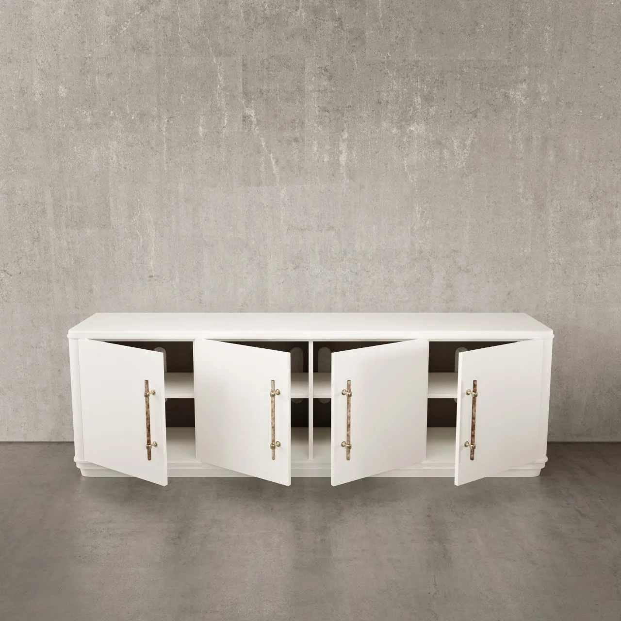 MADRAS ENTERTAINMENT CONSOLE IN LINO BIANCO (WHITE)