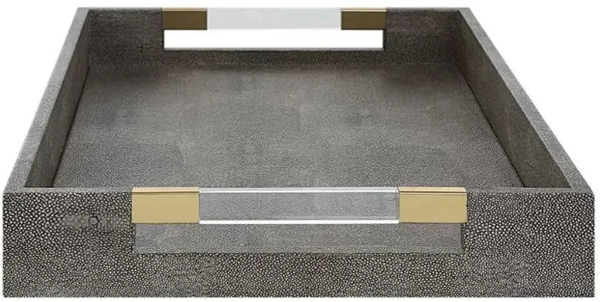 Uttermost Wessex Gray Tray