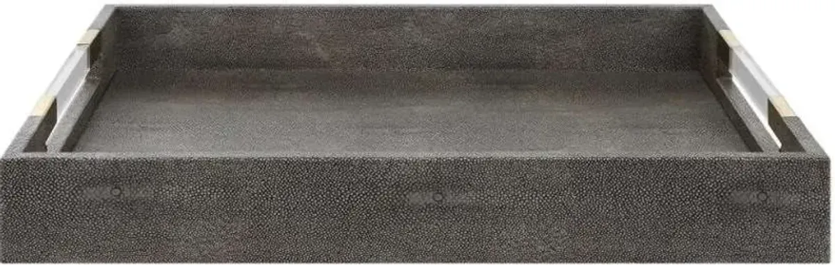 Uttermost Wessex Gray Tray