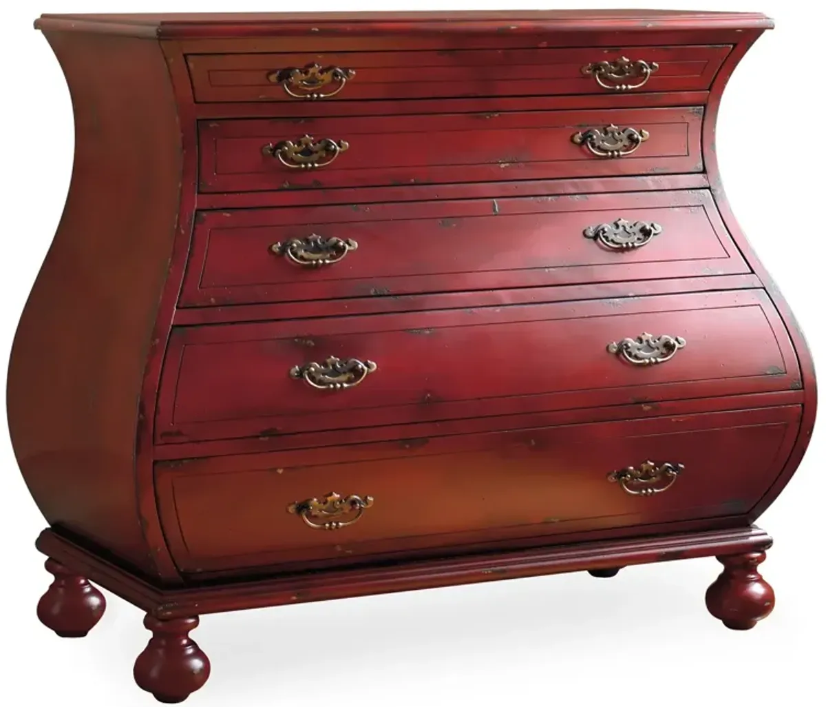 Hooker Furniture Red Bombe Chest