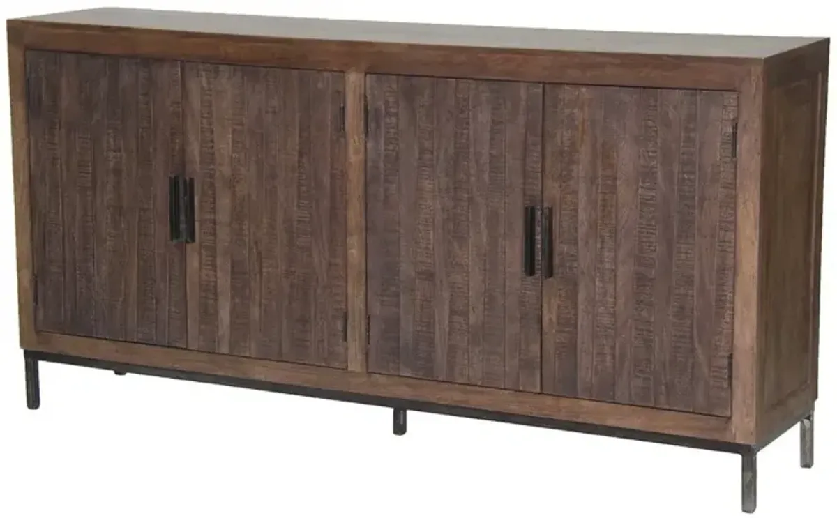 Parker House Crossings Morocco Collection 78 Inch Bark Media Entertainment TV Stand