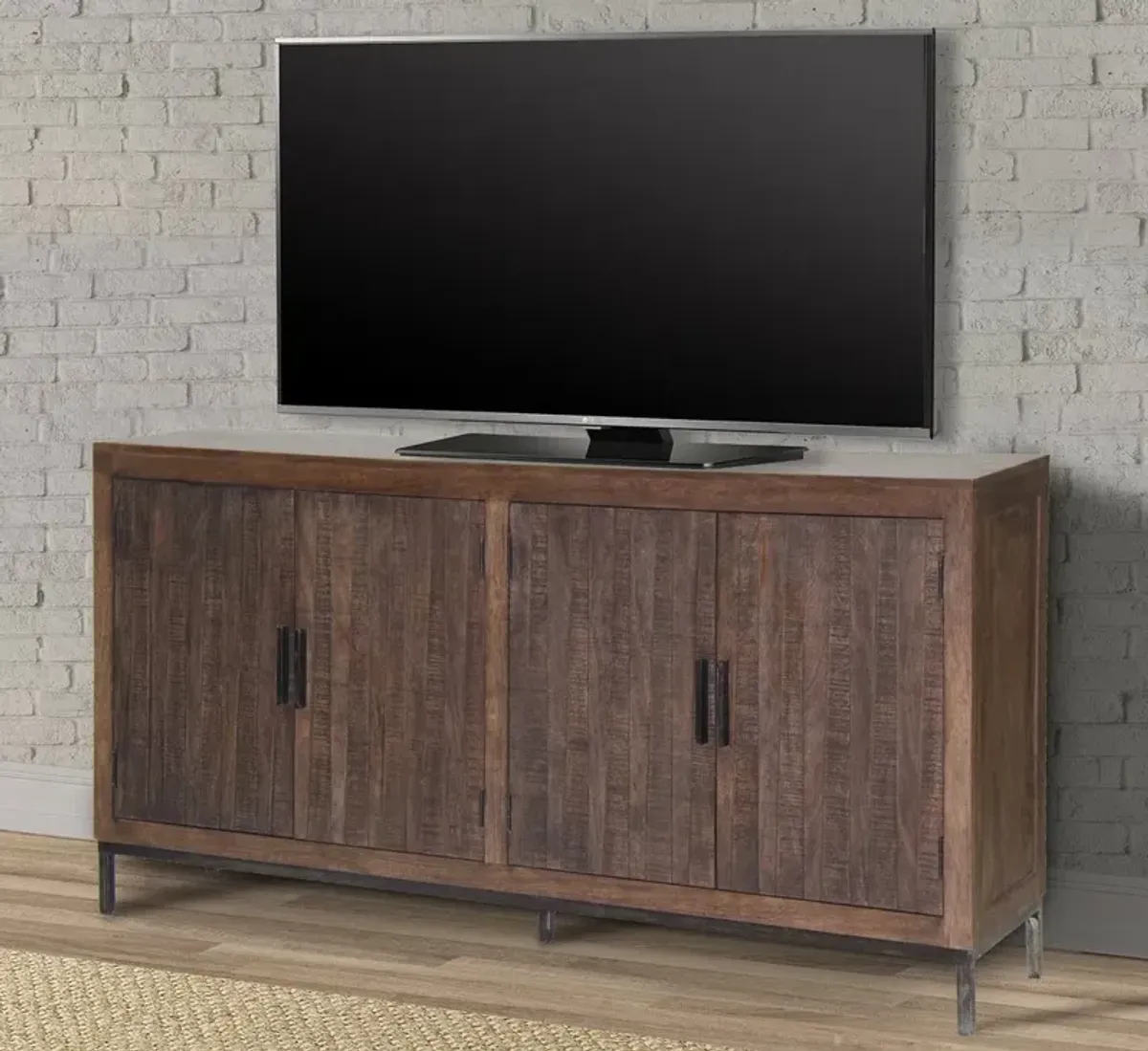 Parker House Crossings Morocco Collection 78 Inch Bark Media Entertainment TV Stand