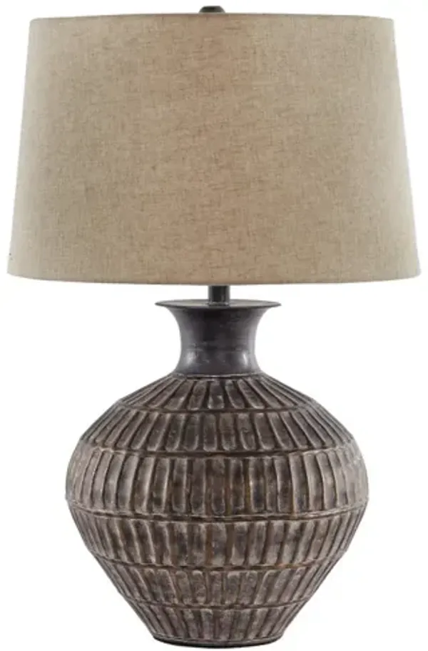 Ashley Magan Table Lamp Antique Bronze Finish Signature Design