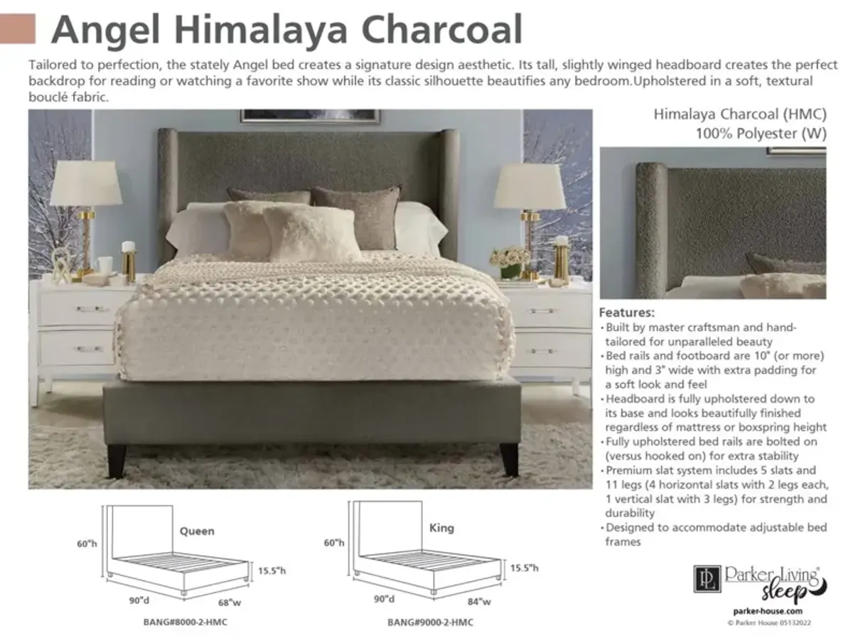 Parker House Angel Himalaya Charcoal King Bed