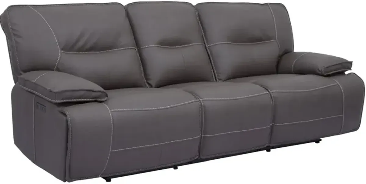 Parker House Spartacus Power Reclining Sofa in Haze Color