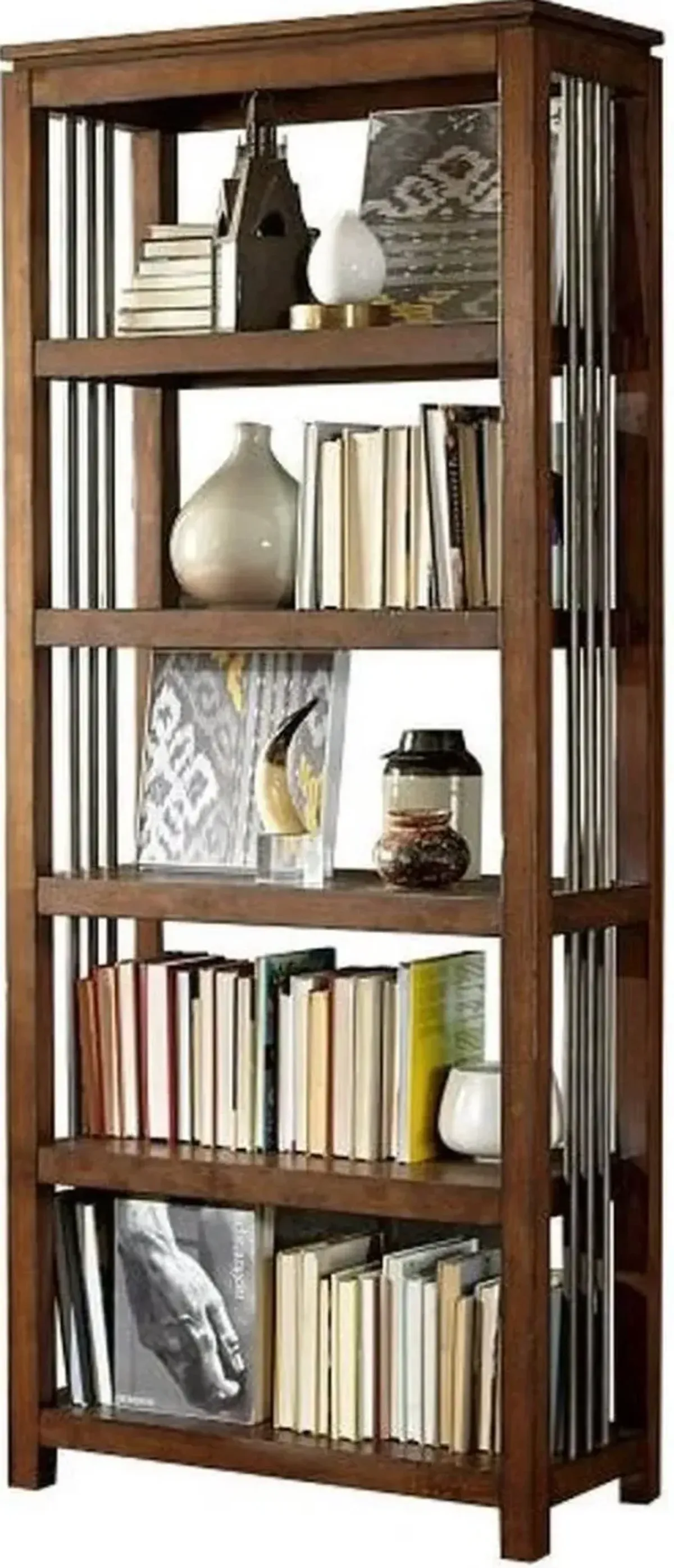 Hammary Hidden Treasures Brown Bookcase