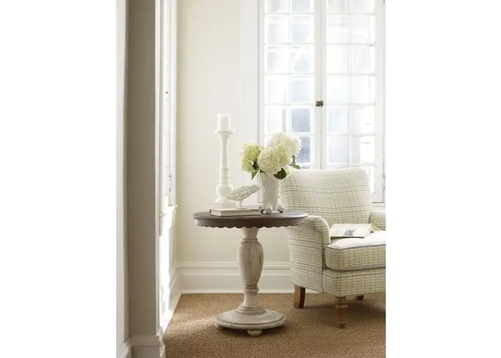 Kincaid Weatherford Cornsilk Accent Table