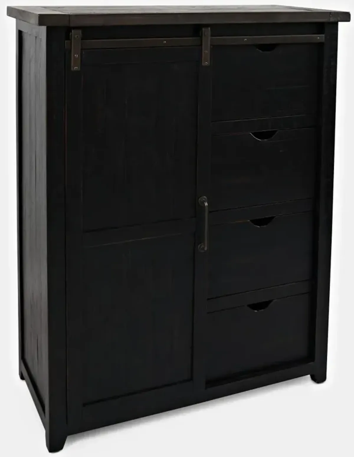 Jofran Madison County Door Vintage Black Chest