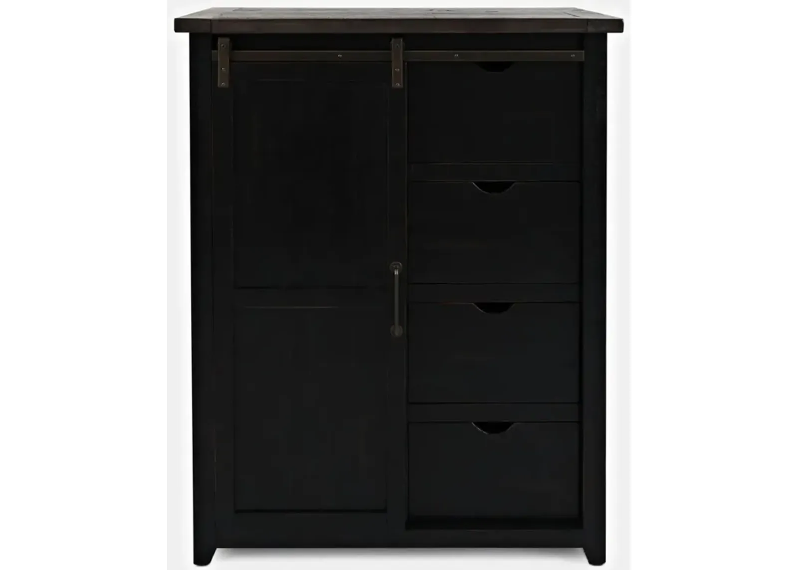 Jofran Madison County Door Vintage Black Chest