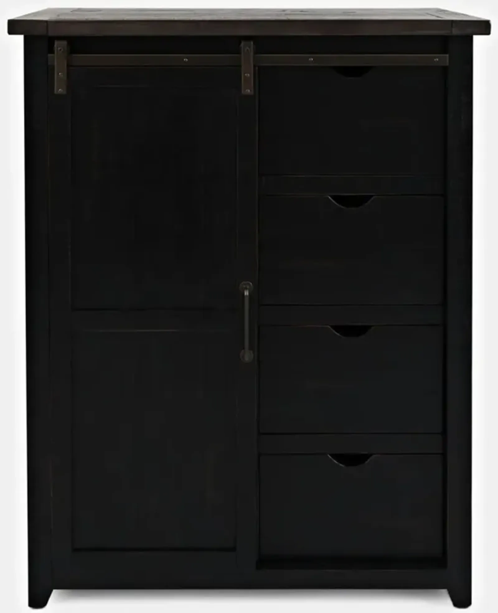 Jofran Madison County Door Vintage Black Chest