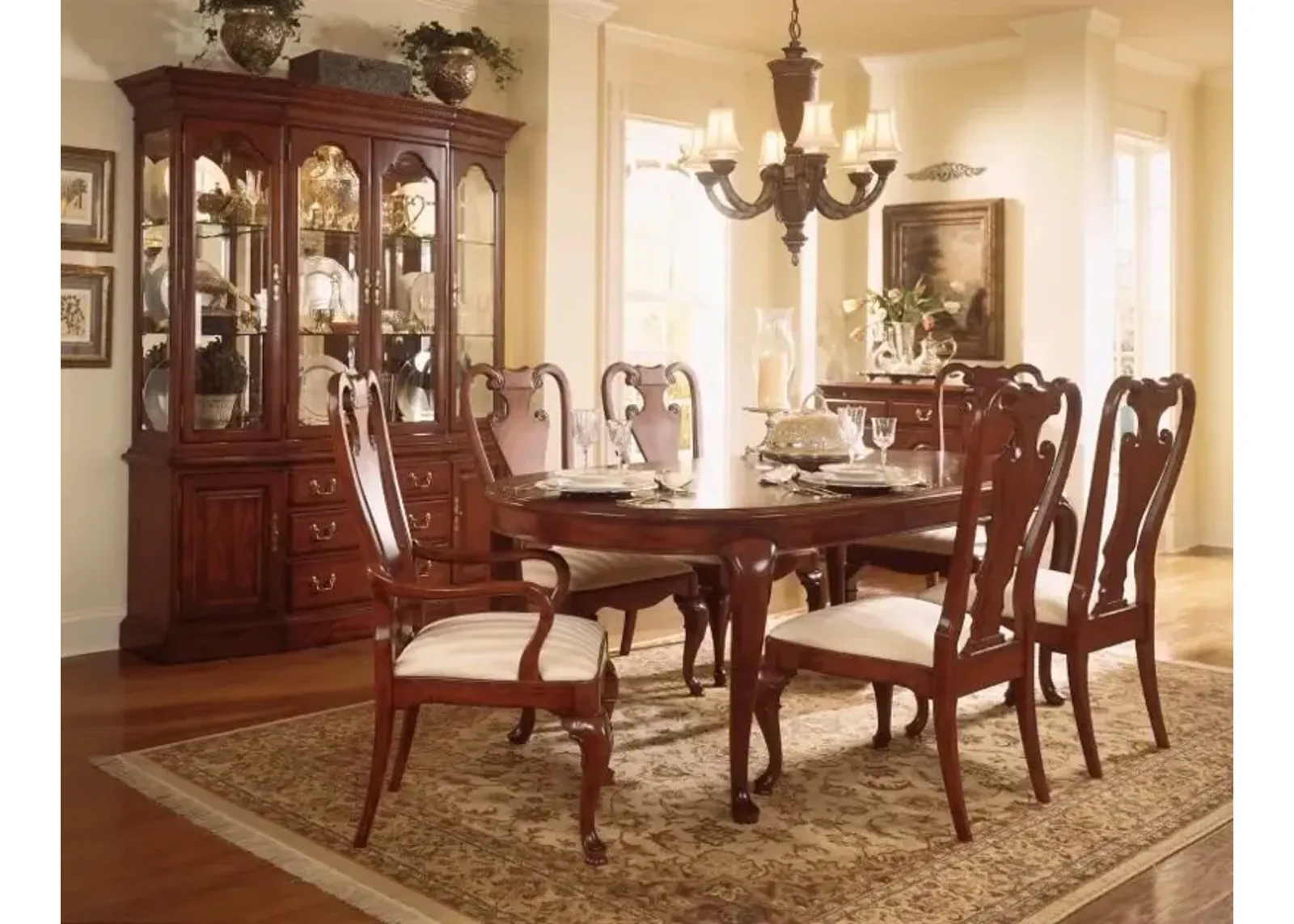 CHERRY GROVE OVAL DINING TABLE