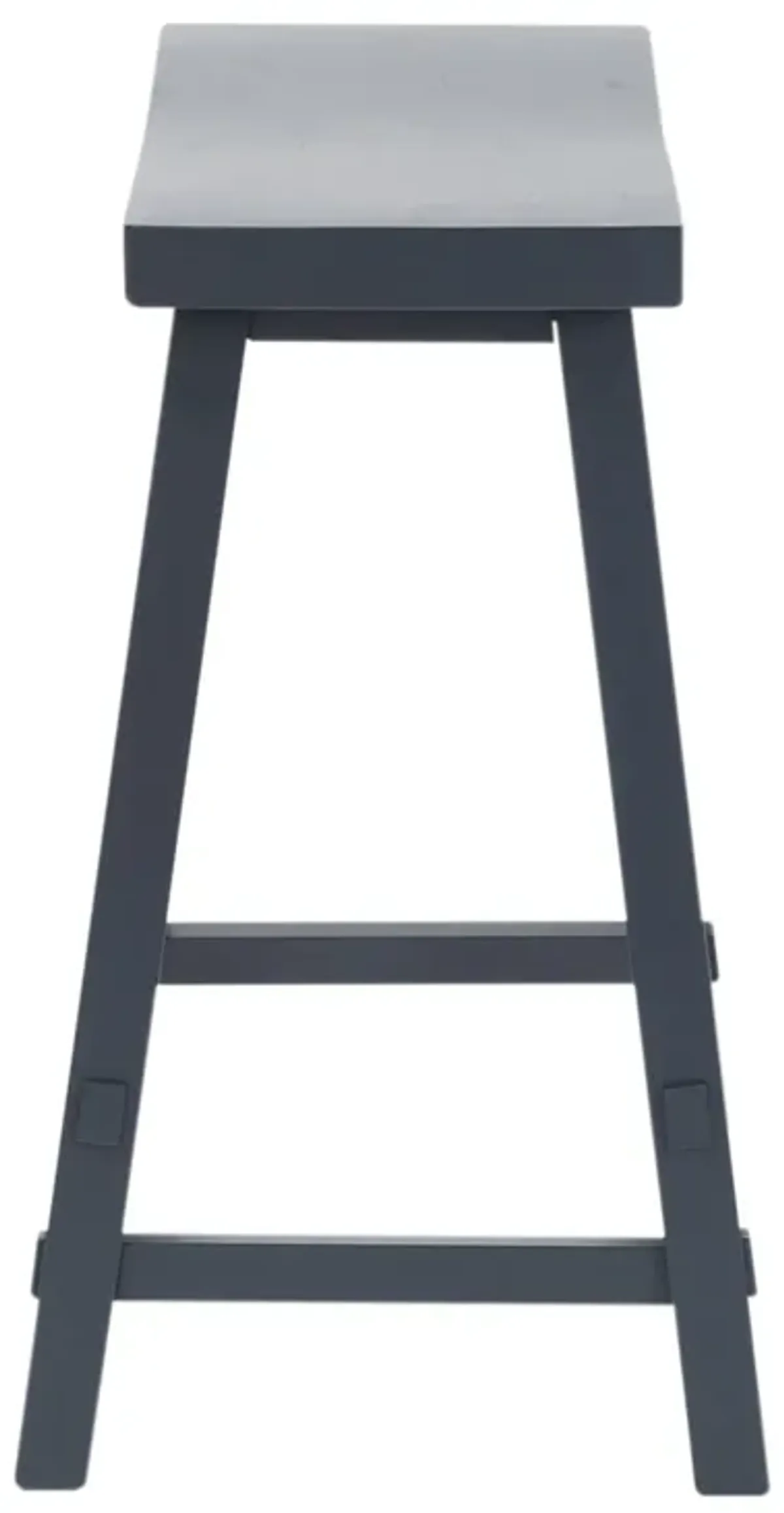 24 INCH SAWHORSE COUNTER STOOL- NAVY - CREATIONS II