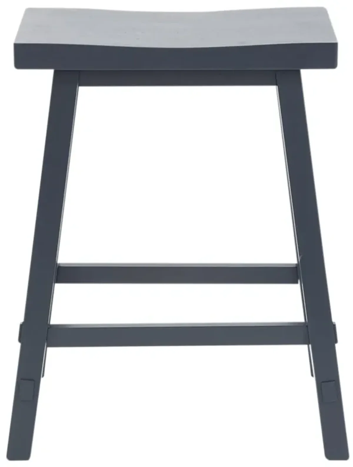 24 INCH SAWHORSE COUNTER STOOL- NAVY - CREATIONS II