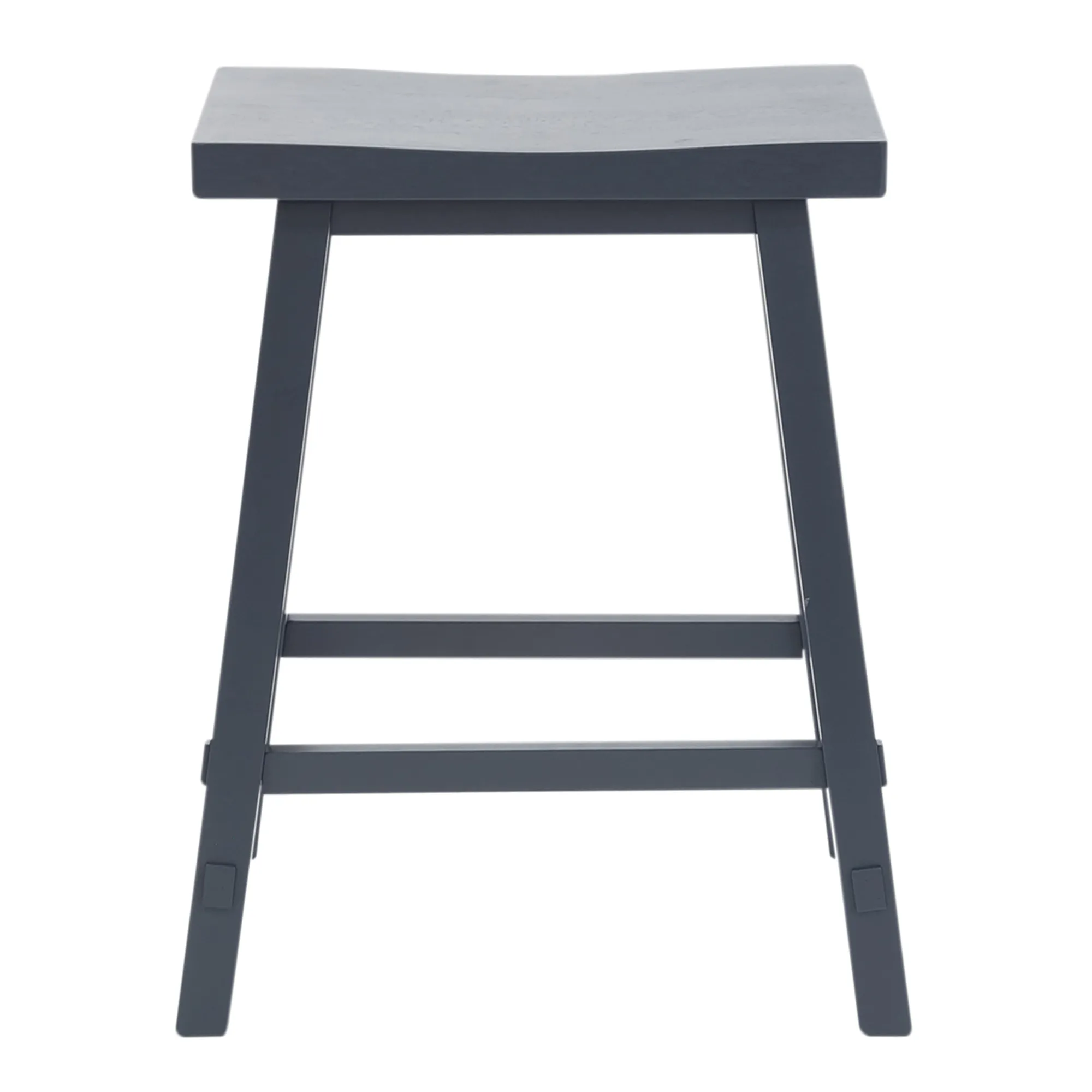 24 INCH SAWHORSE COUNTER STOOL- NAVY - CREATIONS II