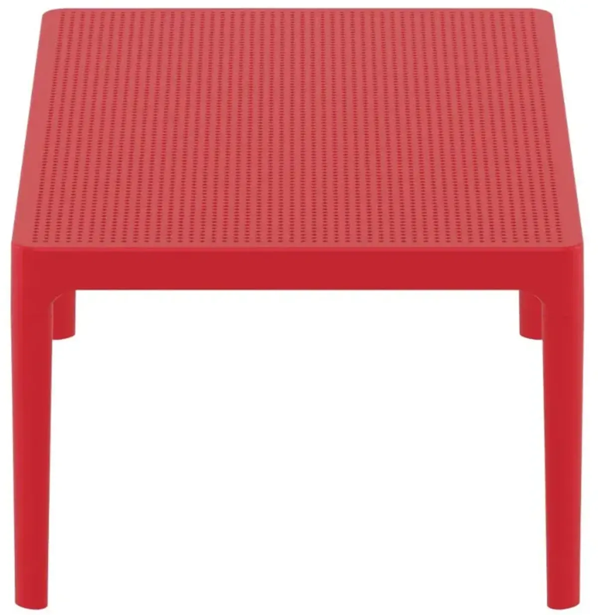 Compamia 39 Inch Outdoor Sky Lounge Coffee Table Red
