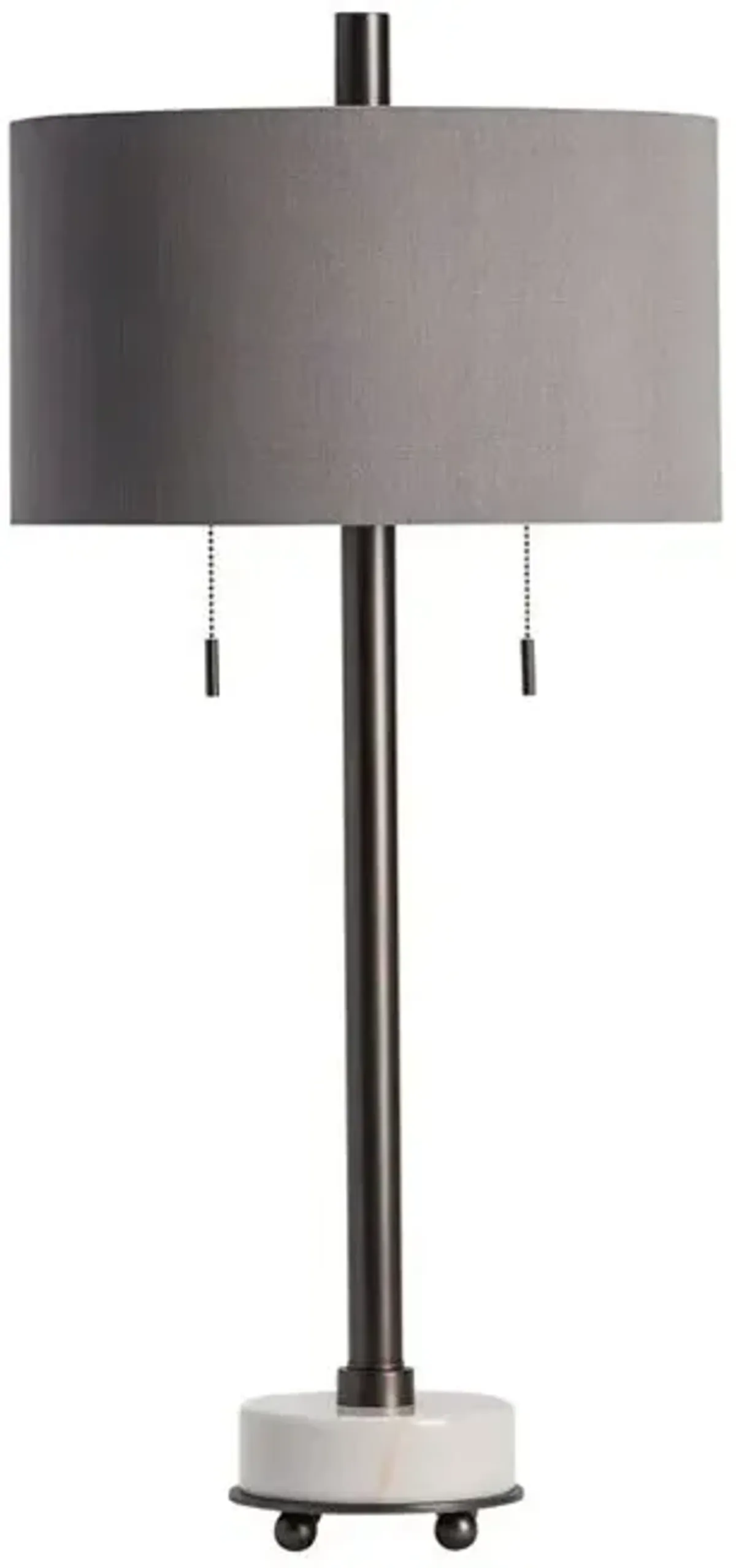 Crestview Hinckley Natural White Table Lamp