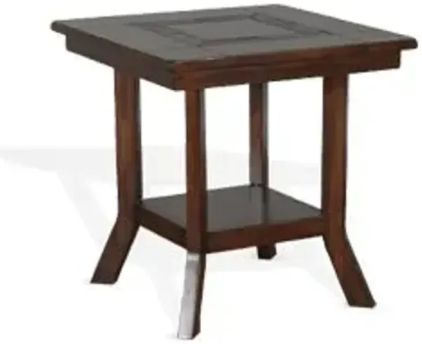 Sunny Designs Santa Fe Dark Chocolate End Table
